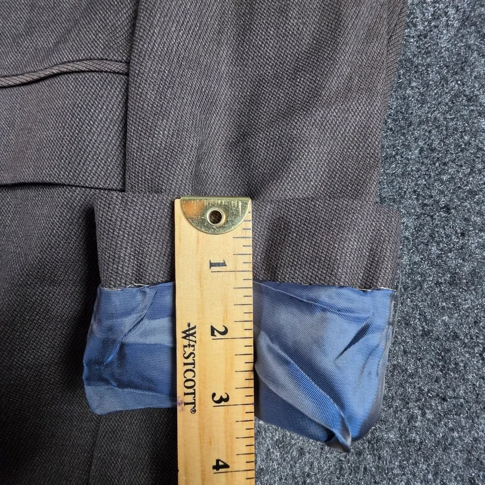 Vince Camuto 100% Wool 2-Piece Suit Men 40R 32Wx31L Brown Modern Fit Textured